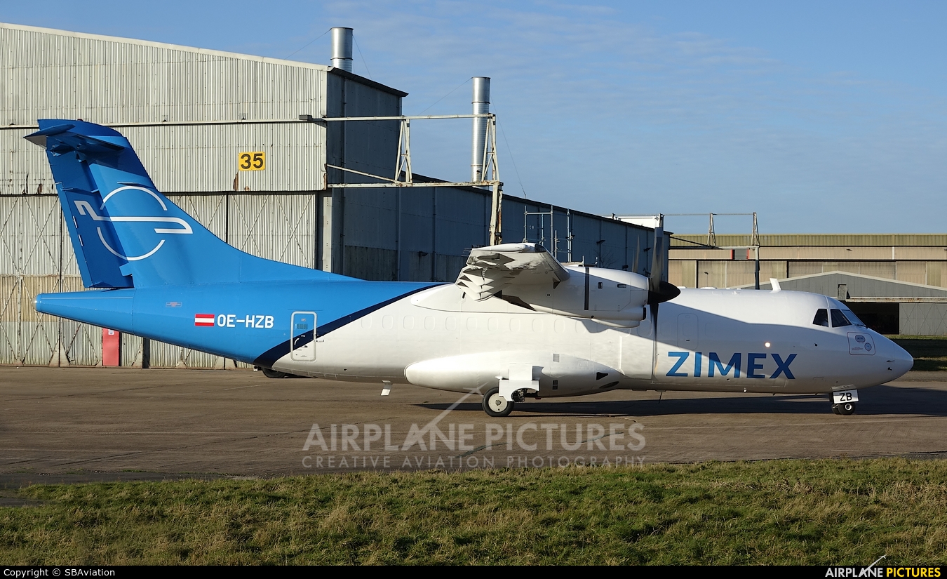Zimex Aviation OE-HZB aircraft at East Midlands