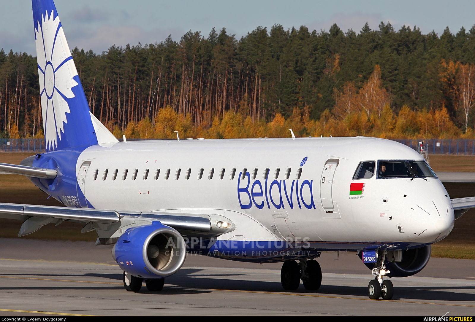 Belavia EW-554PO aircraft at Minsk Intl