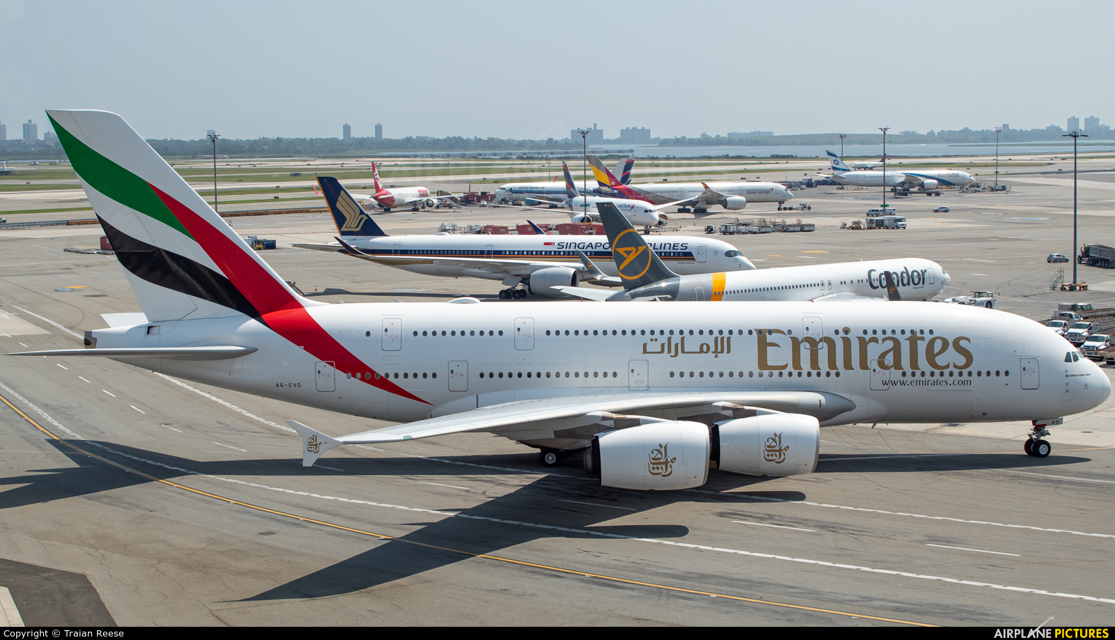 Emirates Airlines A6-EVD aircraft at New York - John F. Kennedy Intl