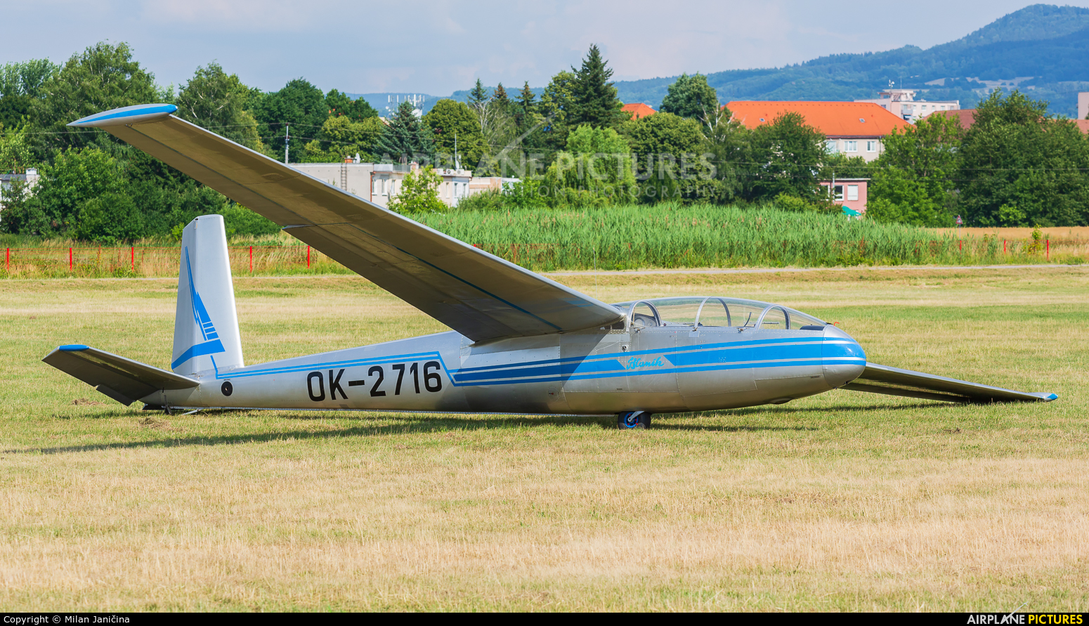 Private OK-2716 aircraft at Prievidza