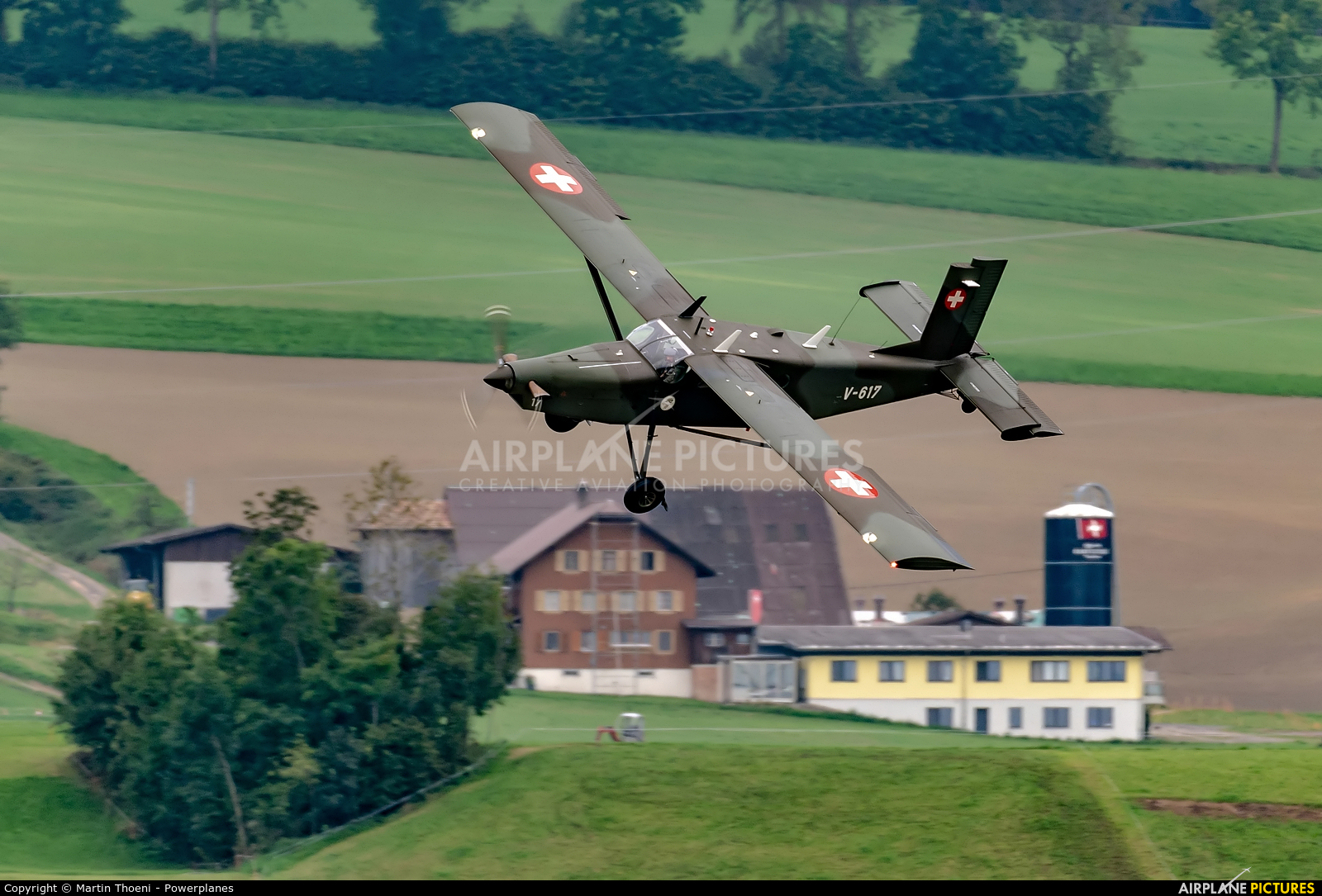 Switzerland - Air Force V-617 aircraft at Off Airport - Switzerland