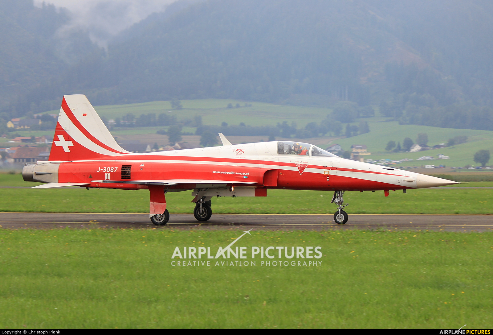 Switzerland - Air Force J-3087 aircraft at Zeltweg