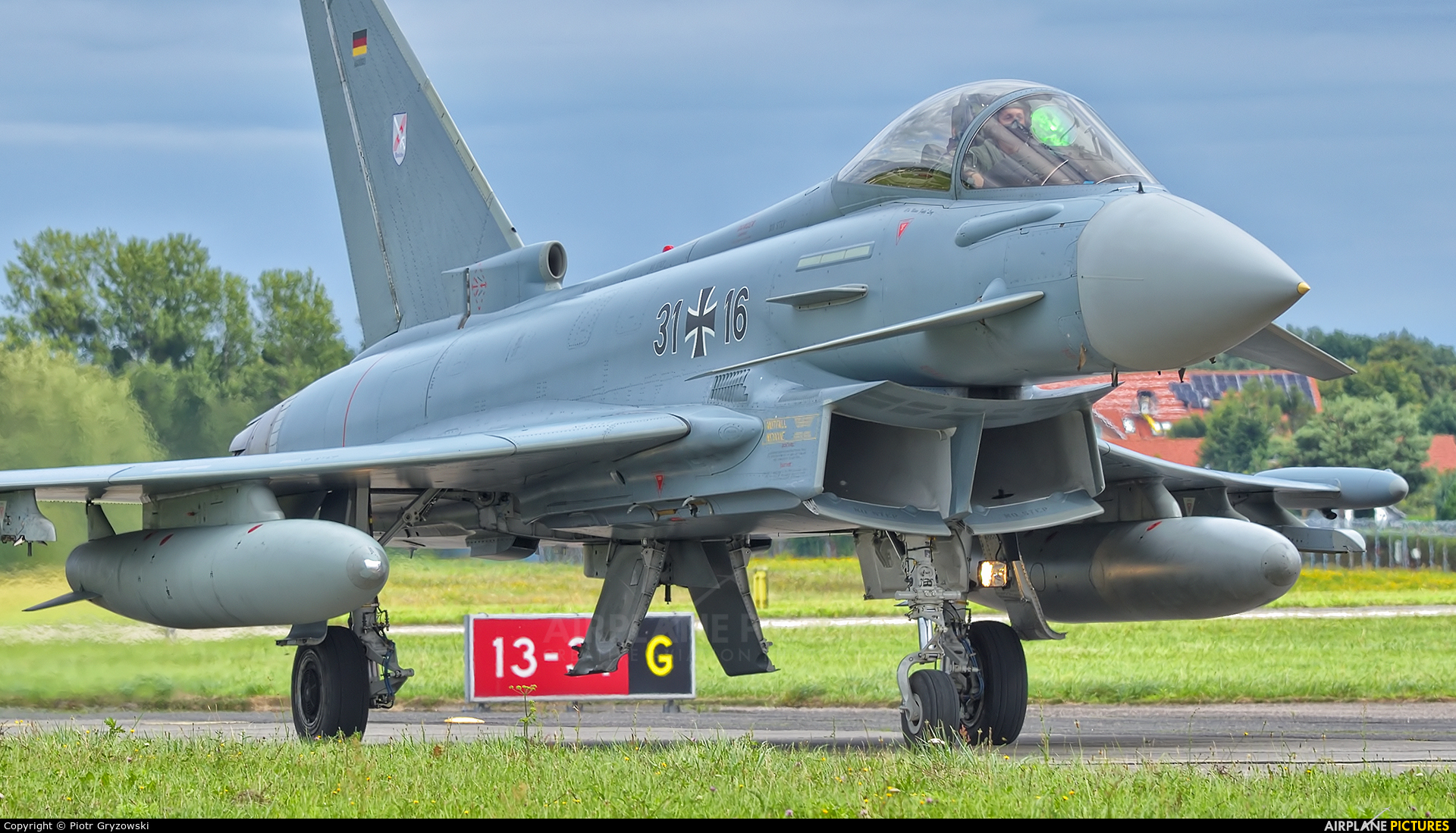 Germany - Air Force 31+16 aircraft at Gdynia- Babie Doły (Oksywie)