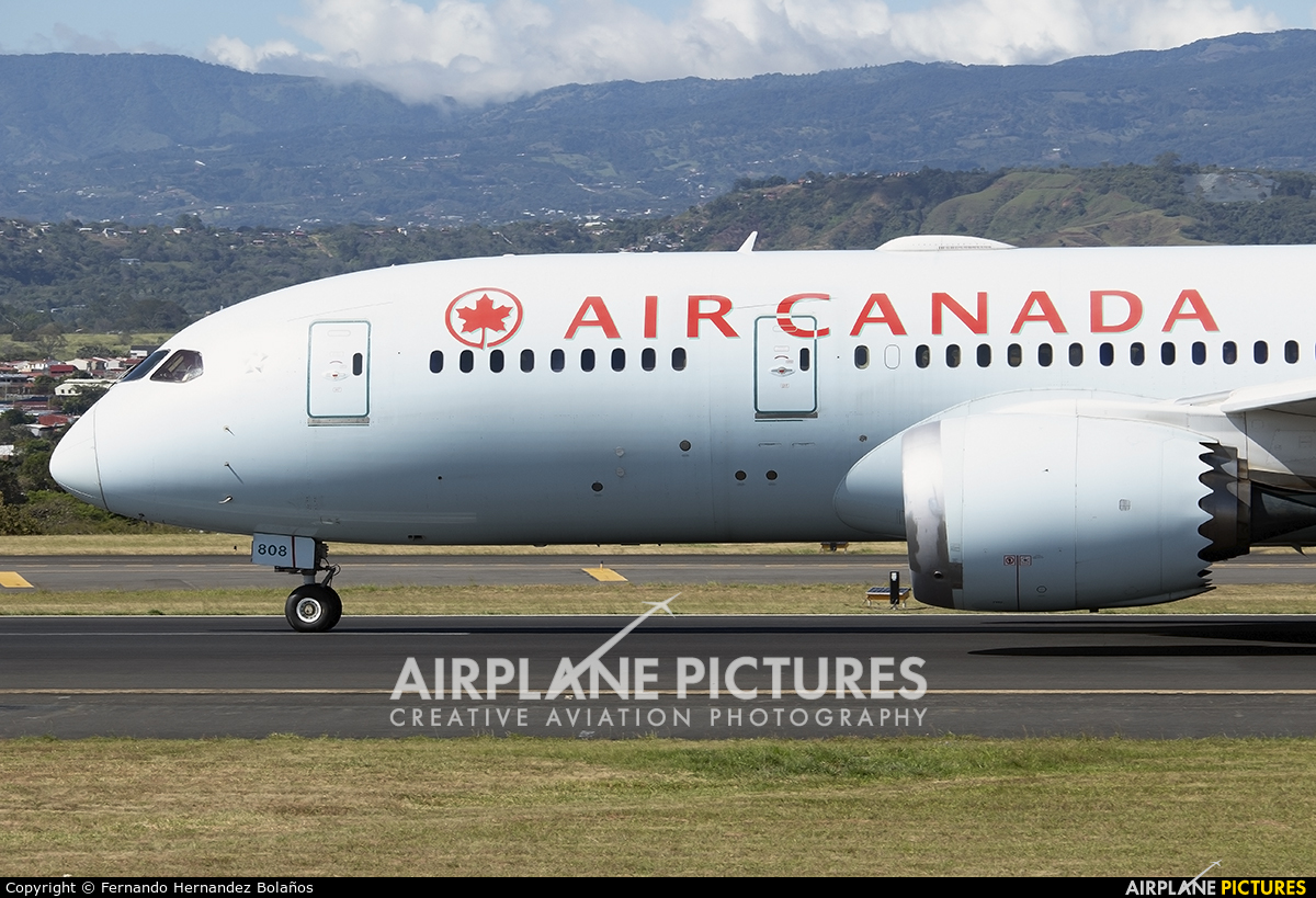 Air Canada C-GHQY aircraft at San Jose - Juan Santamaría Intl