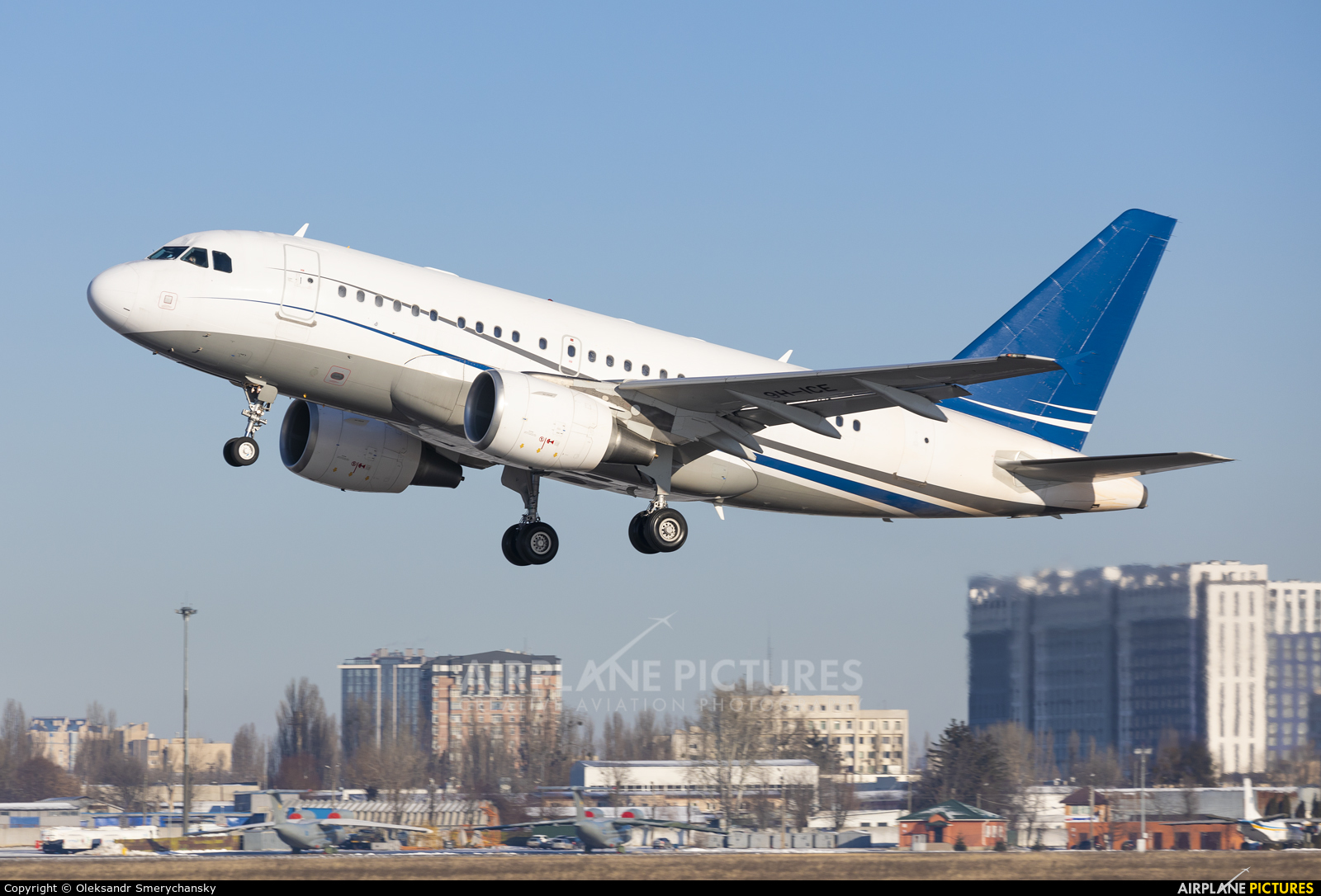 DC Aviation 9H-ICE aircraft at Kyiv - Zhulyany