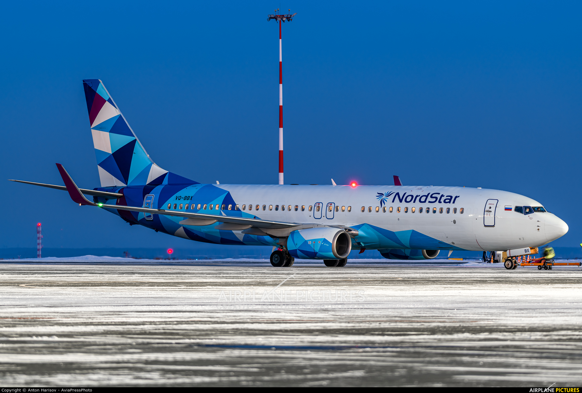 NordStar Airlines VQ-BBX aircraft at Chelyabinsk