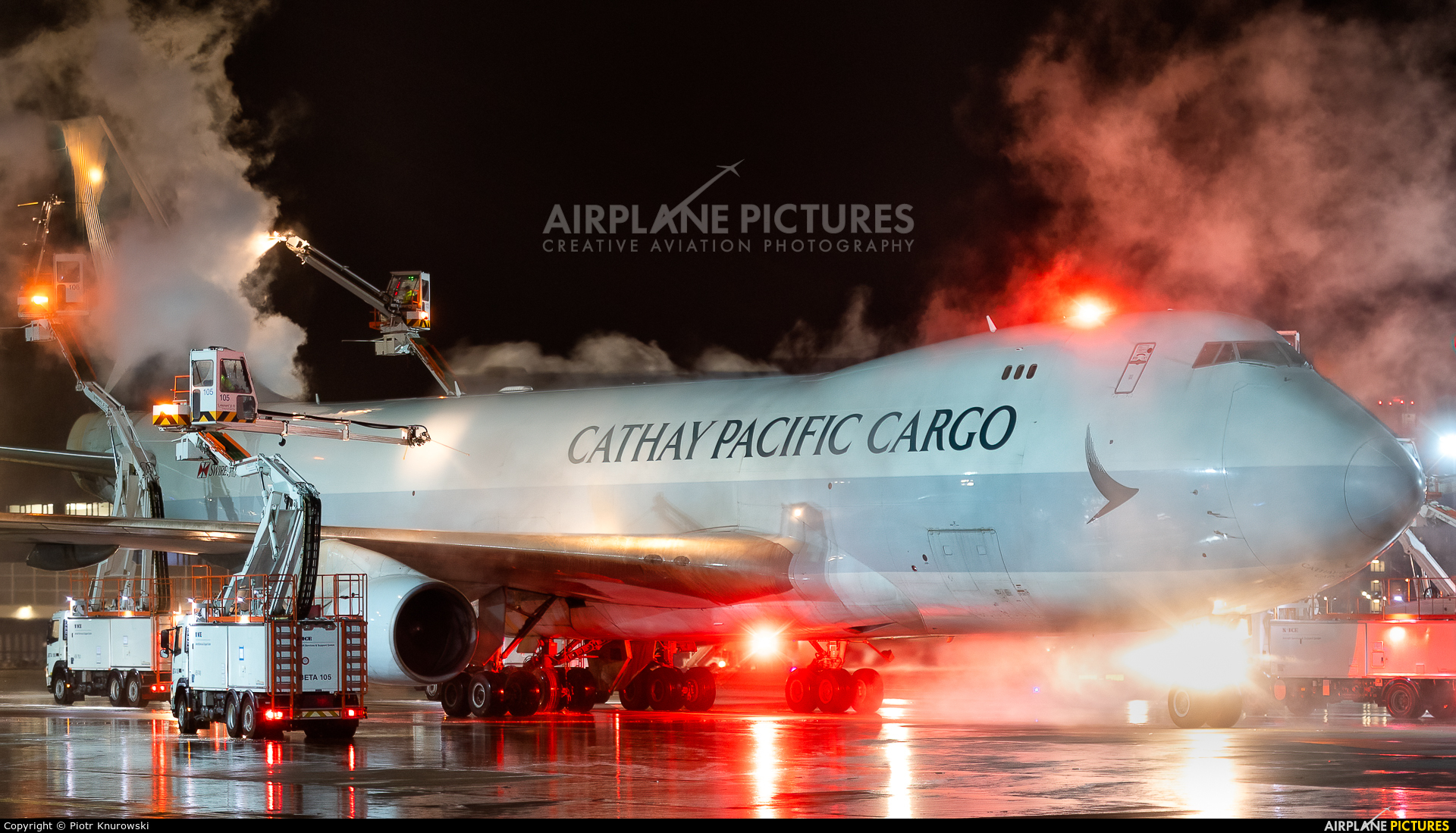 Cathay Pacific Cargo B-LIE aircraft at Frankfurt