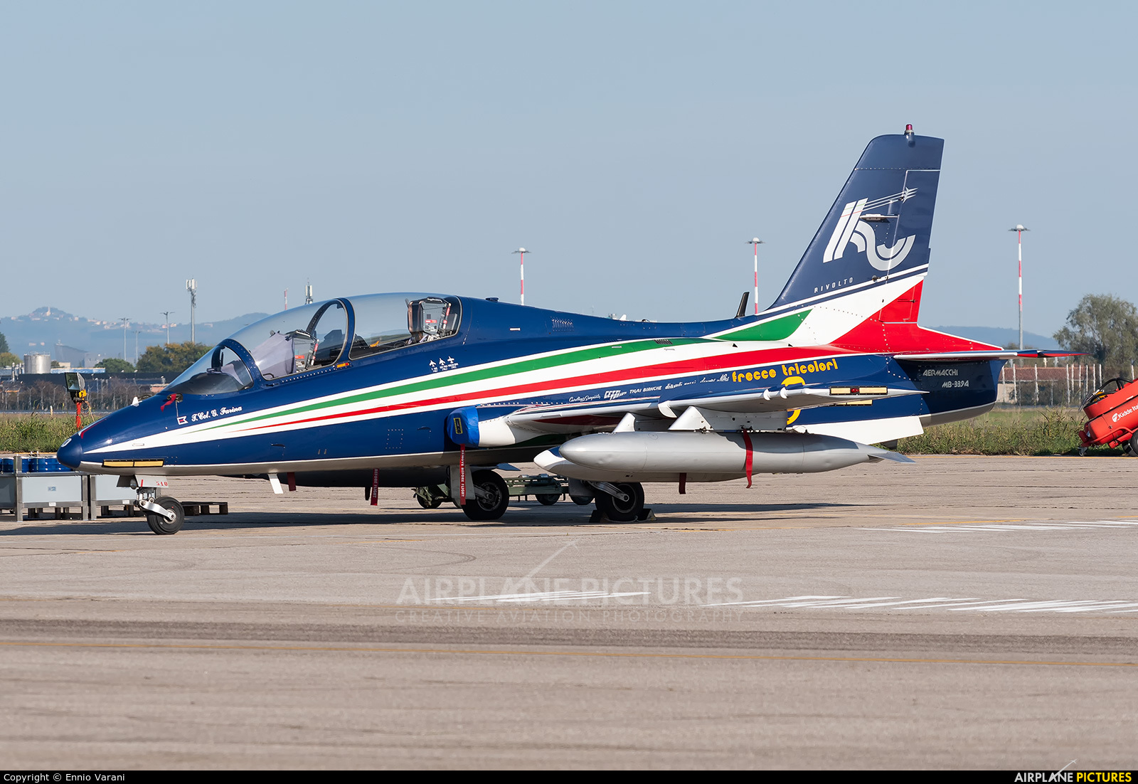 Italy - Air Force "Frecce Tricolori" MM54510 aircraft at Verona - Villafranca