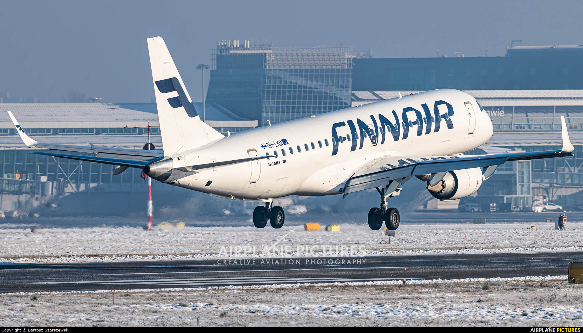 Finnair OH-LKM aircraft at Warsaw - Frederic Chopin