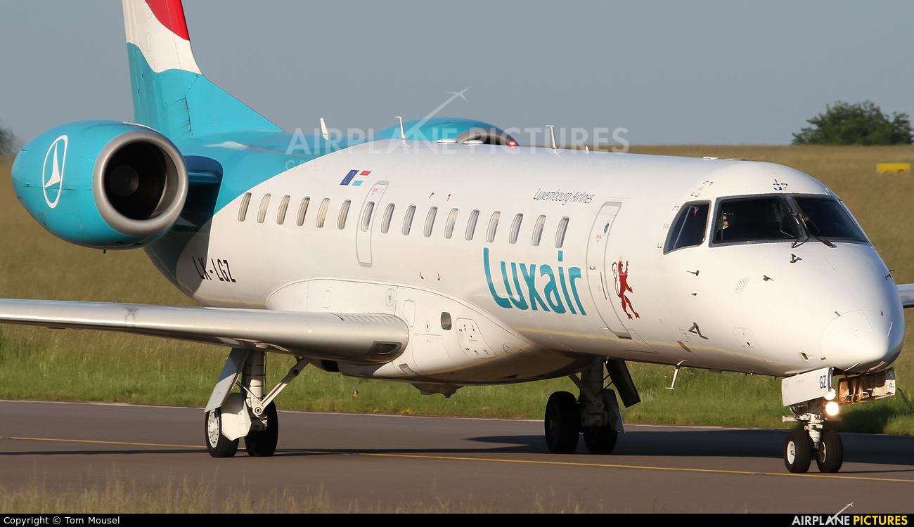 Luxair LX-LGZ aircraft at Luxembourg - Findel