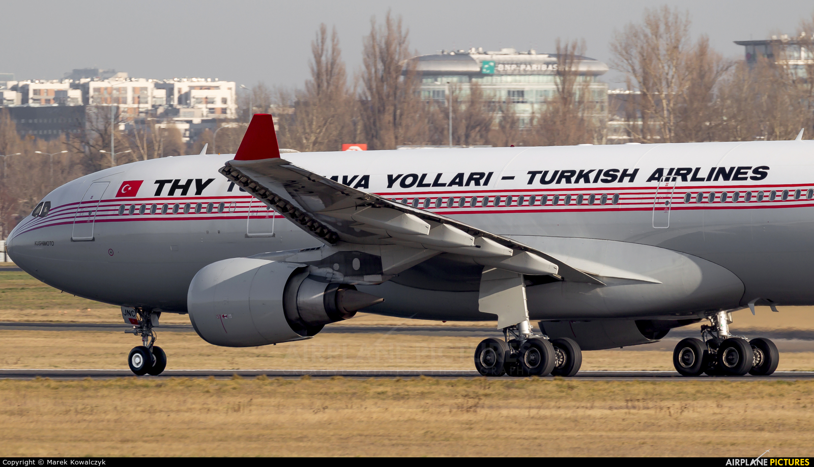 Turkish Airlines TC-JNC aircraft at Warsaw - Frederic Chopin