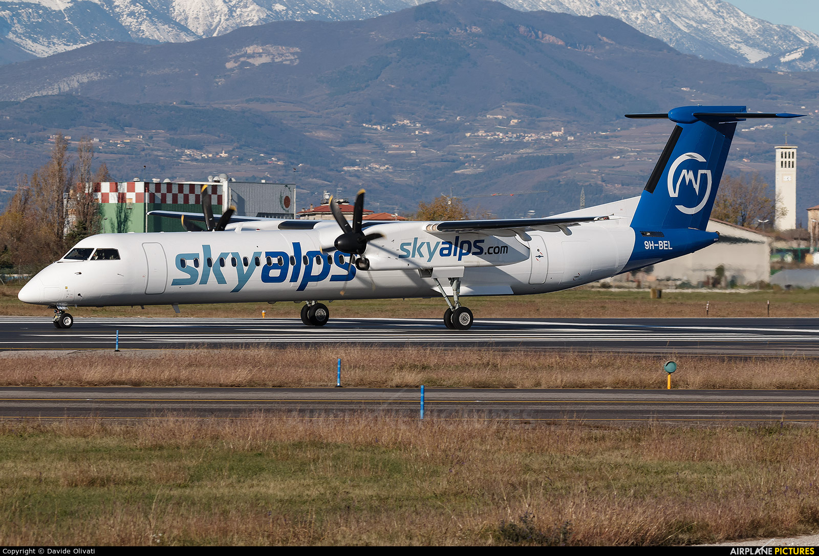 Sky Alps 9H-BEL aircraft at Verona - Villafranca