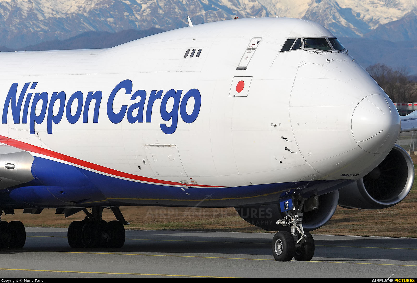Nippon Cargo Airlines JA13KZ aircraft at Milan - Malpensa