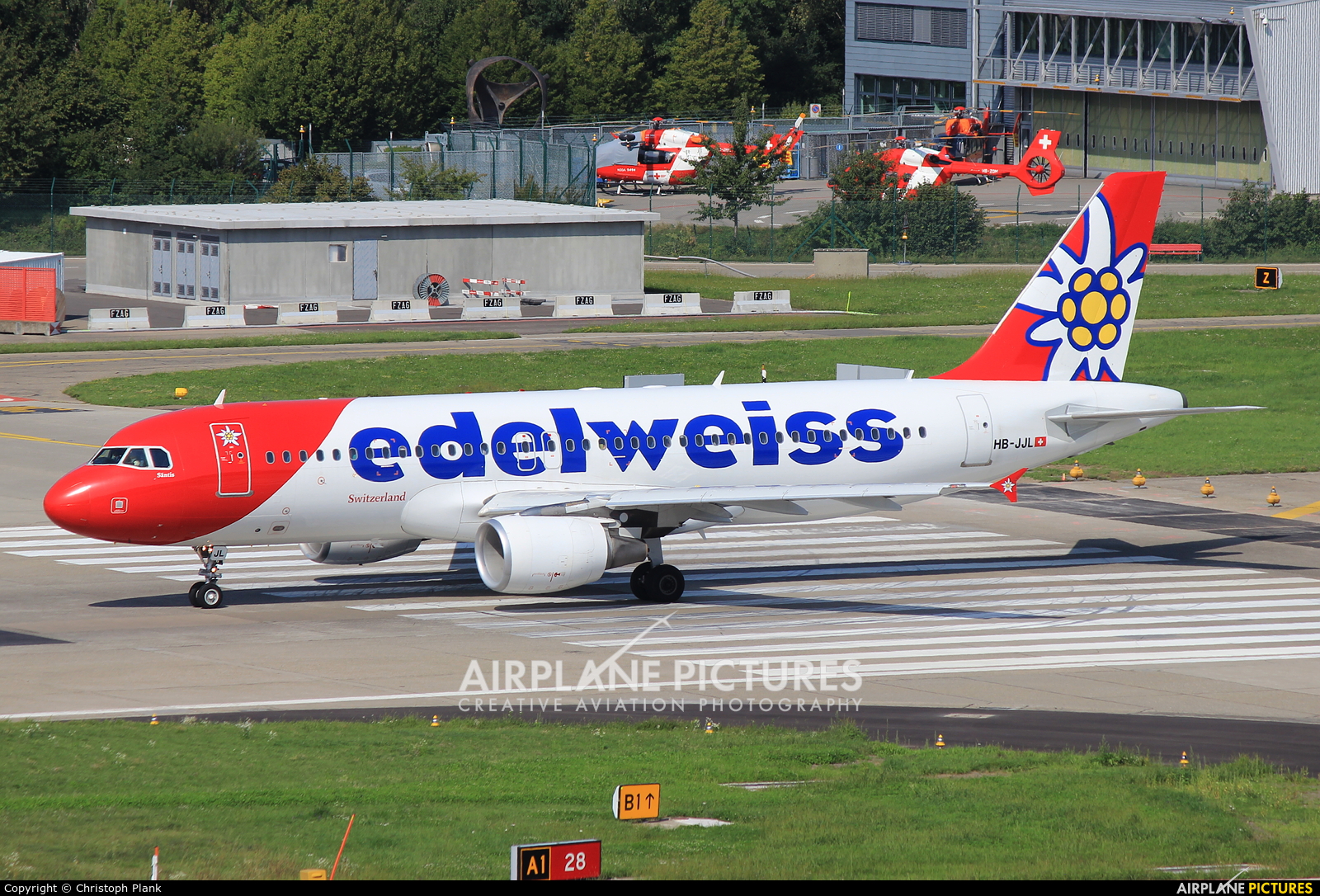 Edelweiss HB-JJL aircraft at Zurich