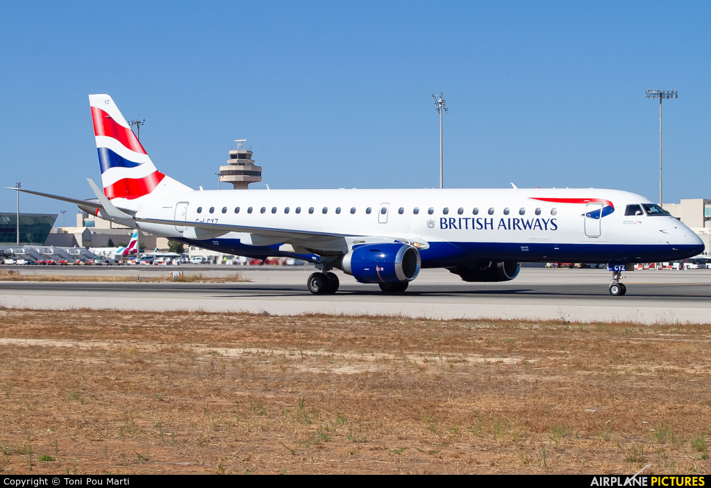British Airways - City Flyer G-LCYZ aircraft at Palma de Mallorca