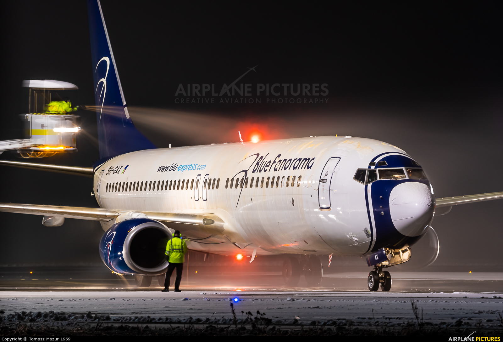 Blue Panorama Airlines 9H-GAX aircraft at Katowice - Pyrzowice