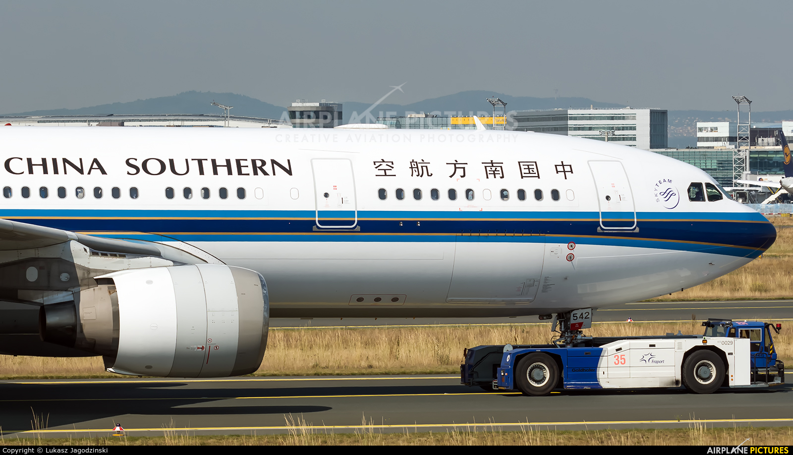 China Southern Airlines B-6542 aircraft at Frankfurt