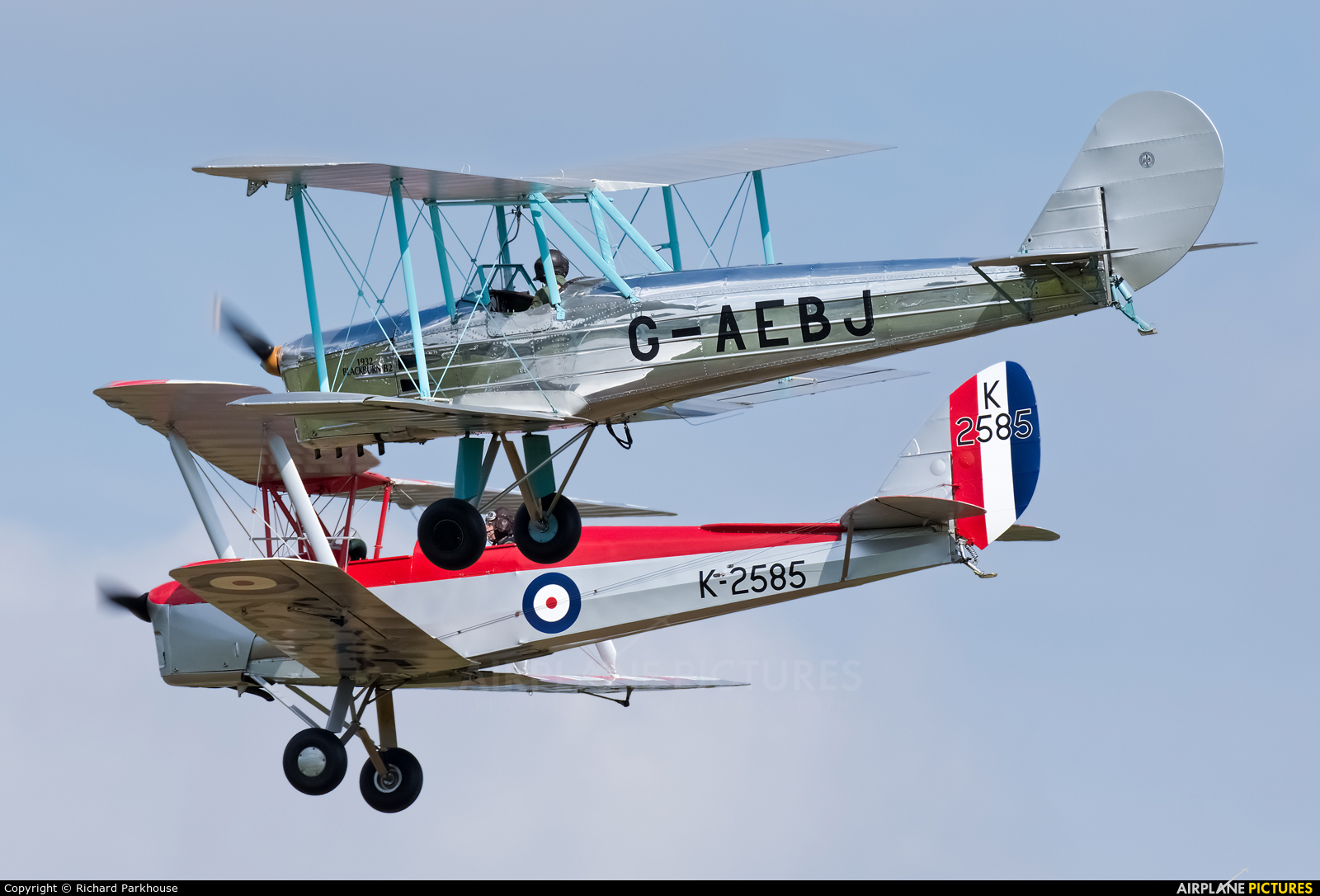 The Shuttleworth Collection G-AEBJ aircraft at Old Warden