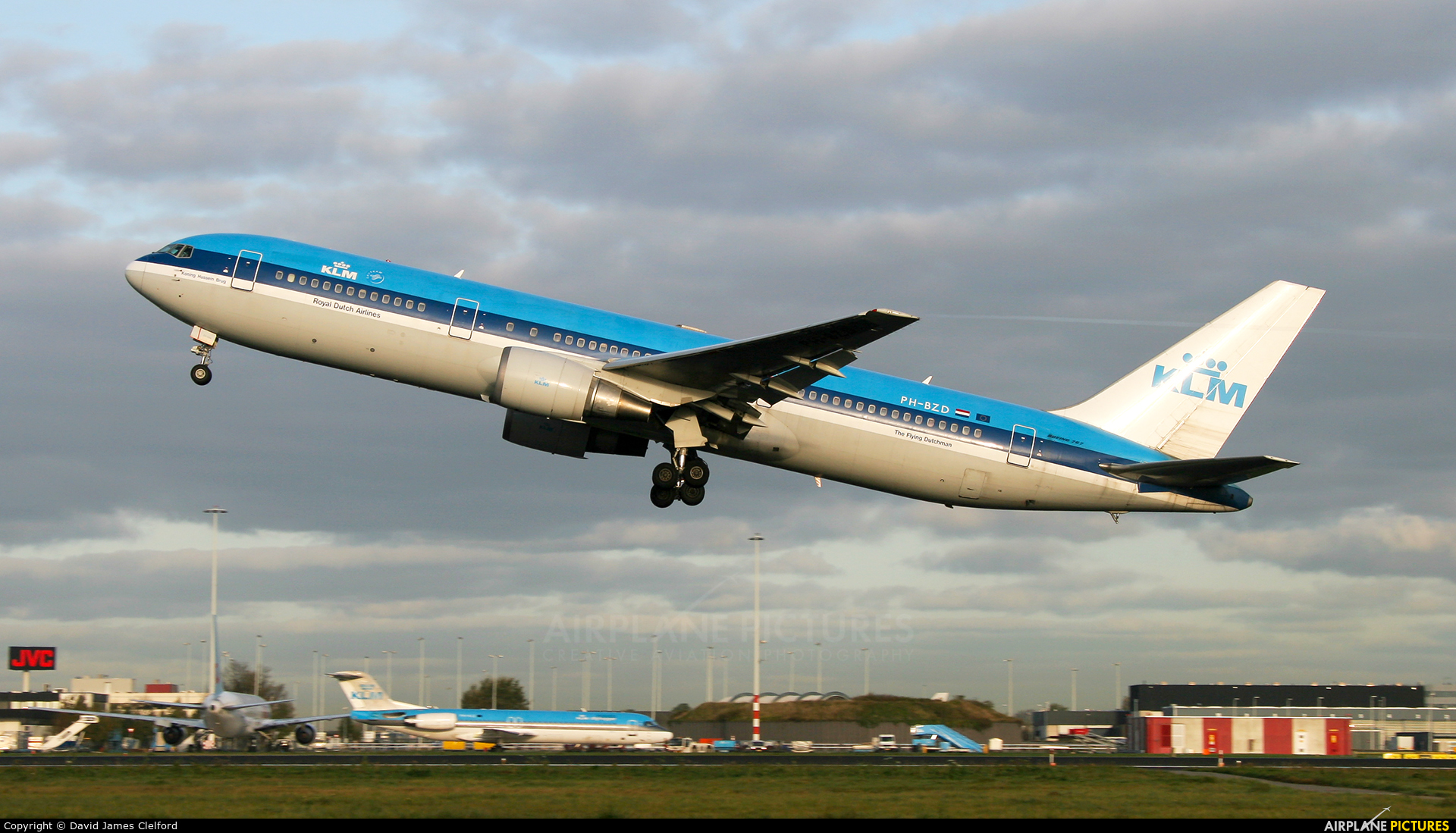 KLM PH-BZD aircraft at Amsterdam - Schiphol