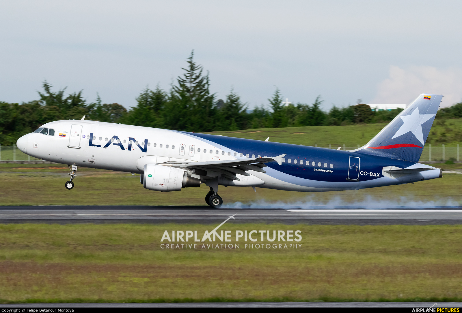 LAN Airlines CC-BAX aircraft at Medellin - Jose Maria Cordova Intl