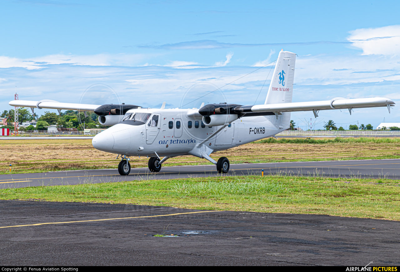  F-OKRB aircraft at Tahiti Faa'a International Airport