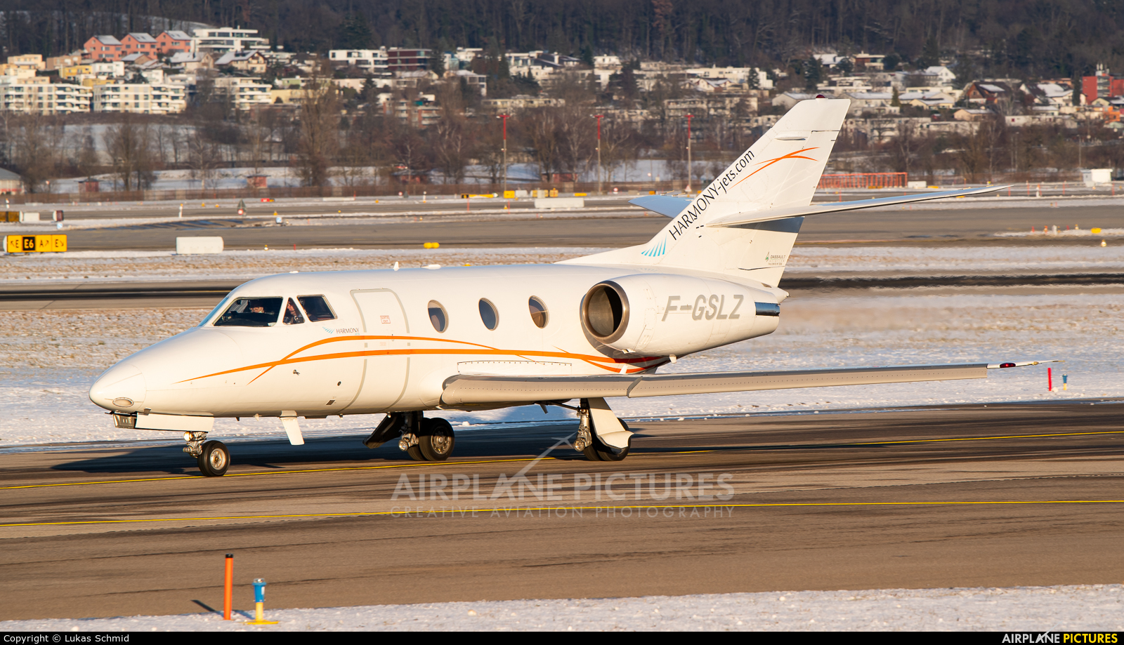 Private F-GSLZ aircraft at Zurich