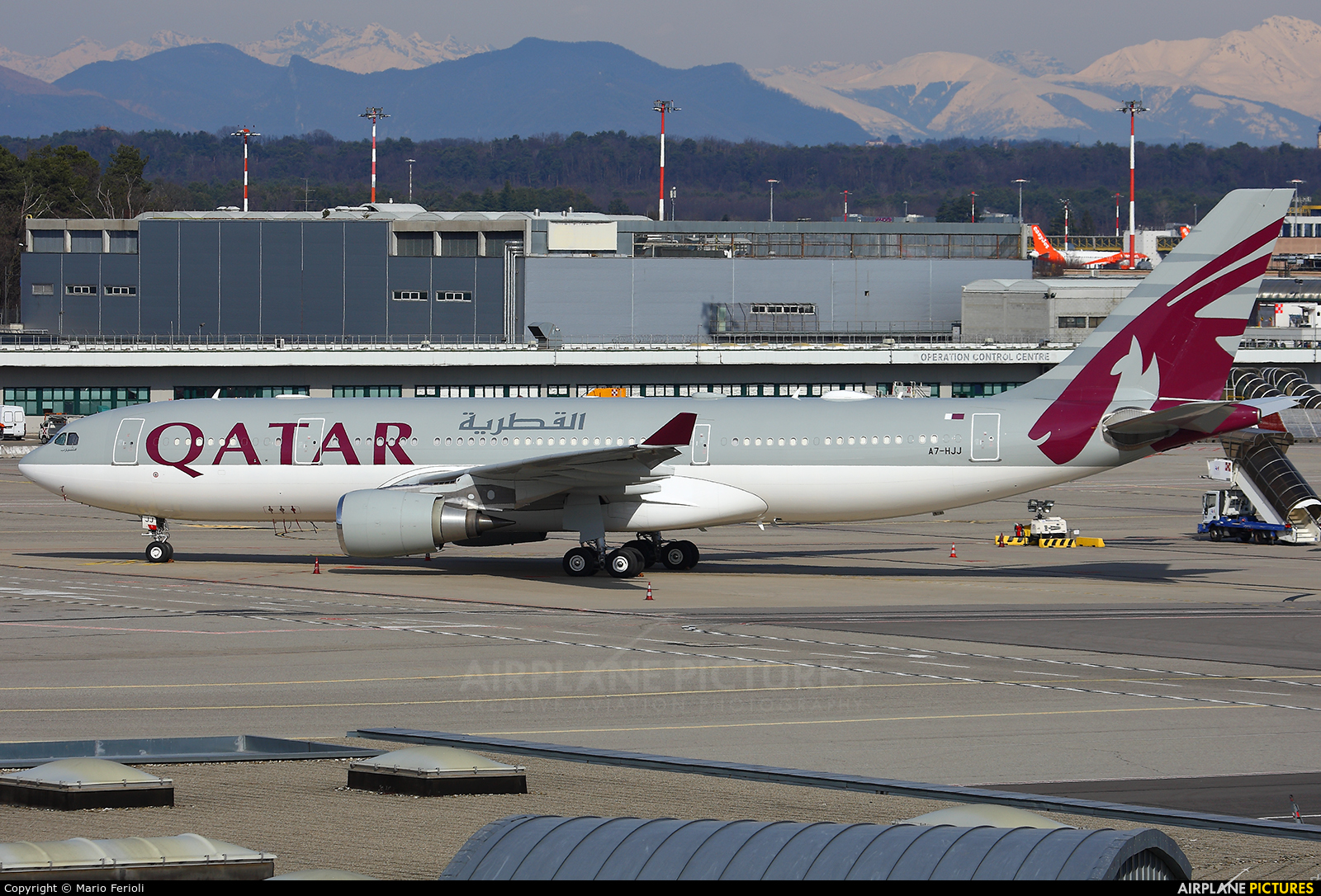 Qatar Amiri Flight A7-HJJ aircraft at Milan - Malpensa