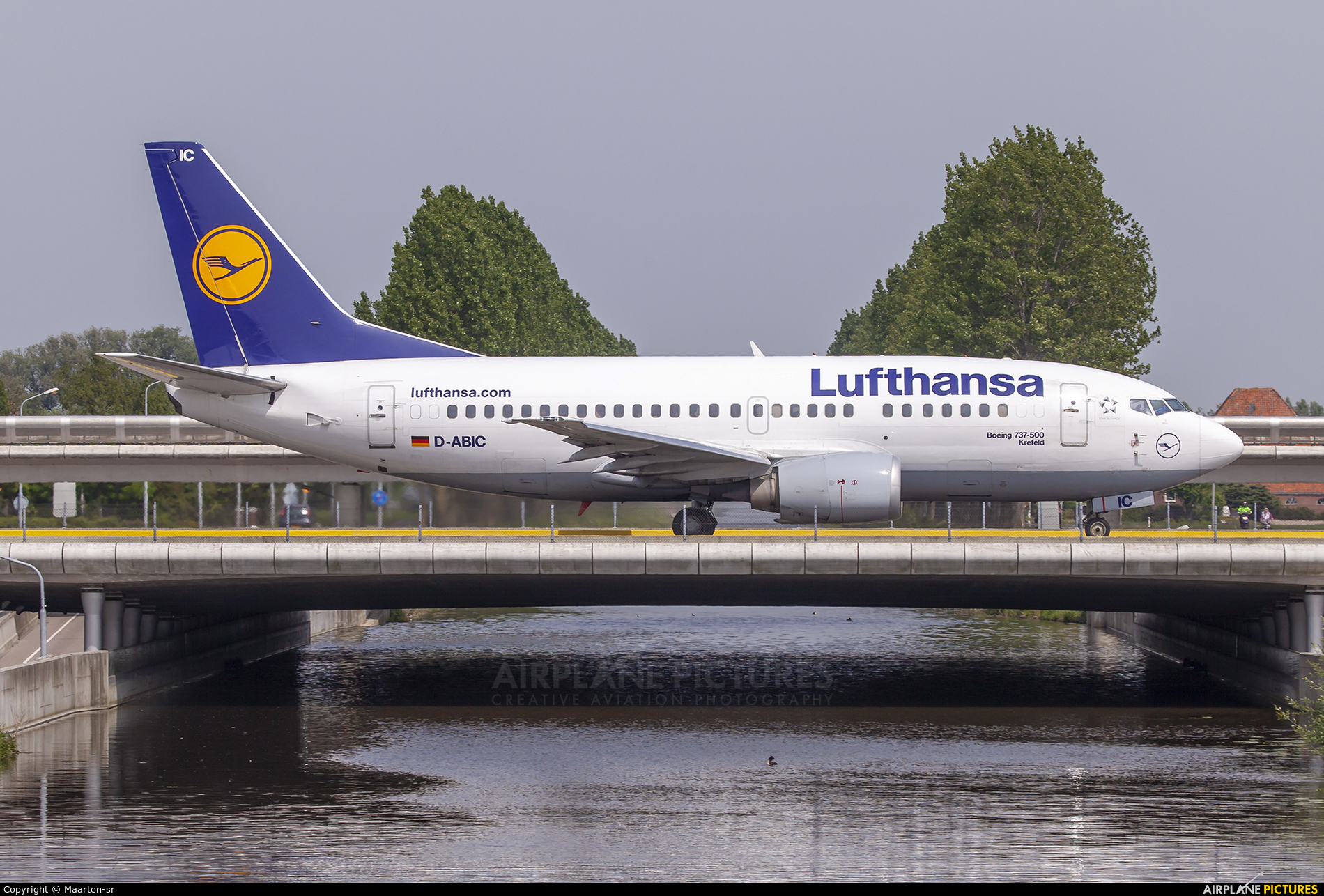 Lufthansa D-ABIC aircraft at Amsterdam - Schiphol