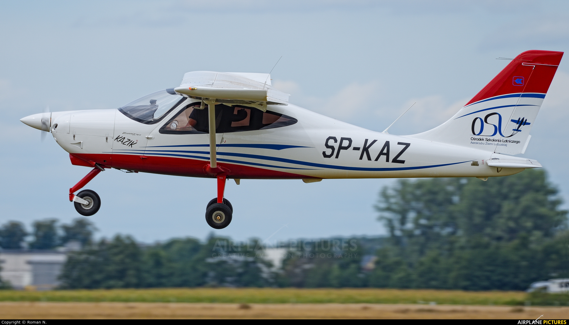 Aeroklub Ziemi Lubuskiej SP-KAZ aircraft at Leszno - Strzyżewice