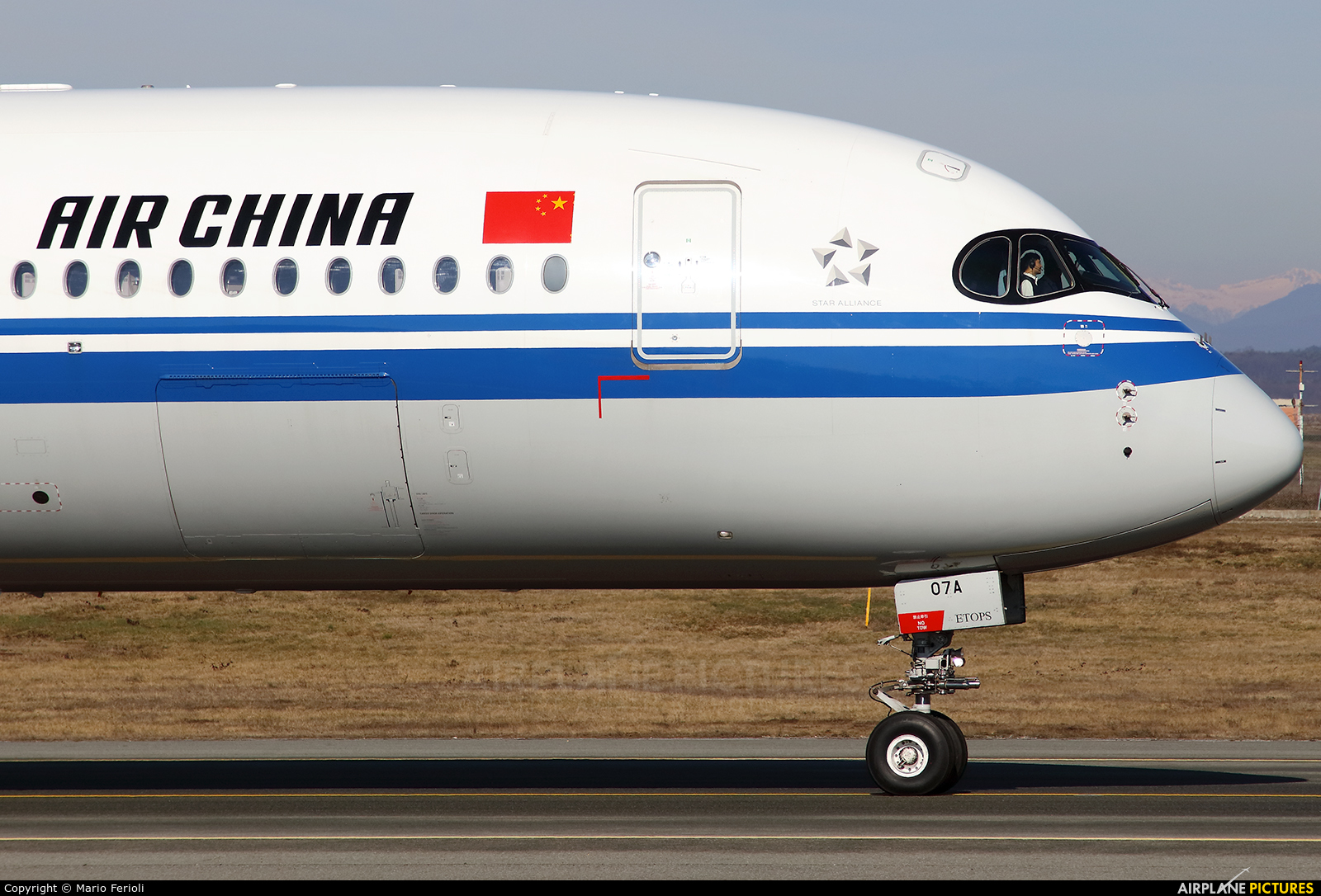 Air China B-307A aircraft at Milan - Malpensa