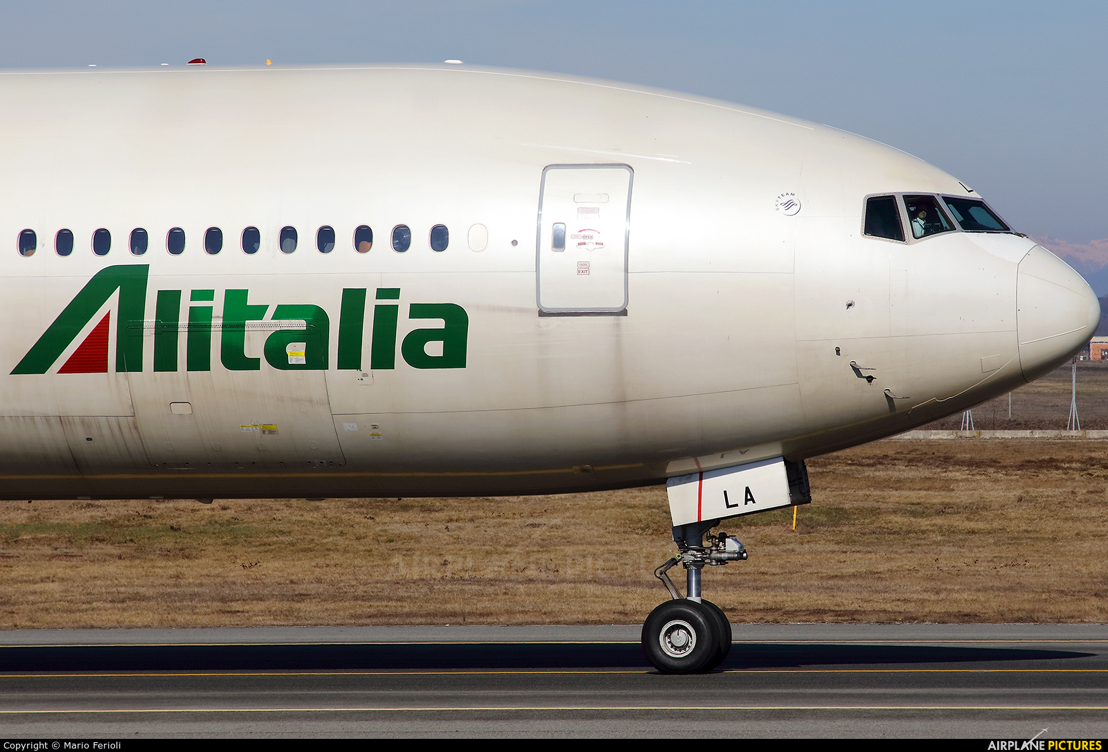 Alitalia EI-WLA aircraft at Milan - Malpensa