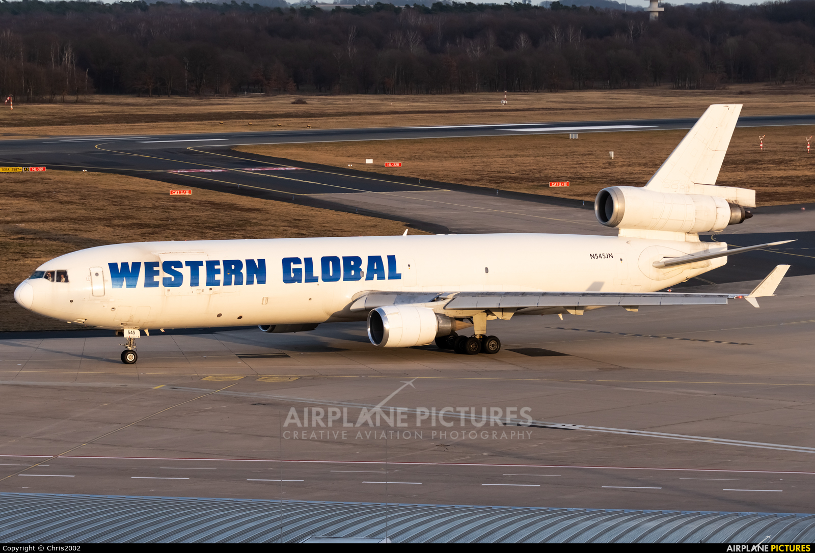 Western Global Airlines N545JN aircraft at Cologne Bonn - Konrad Adenauer