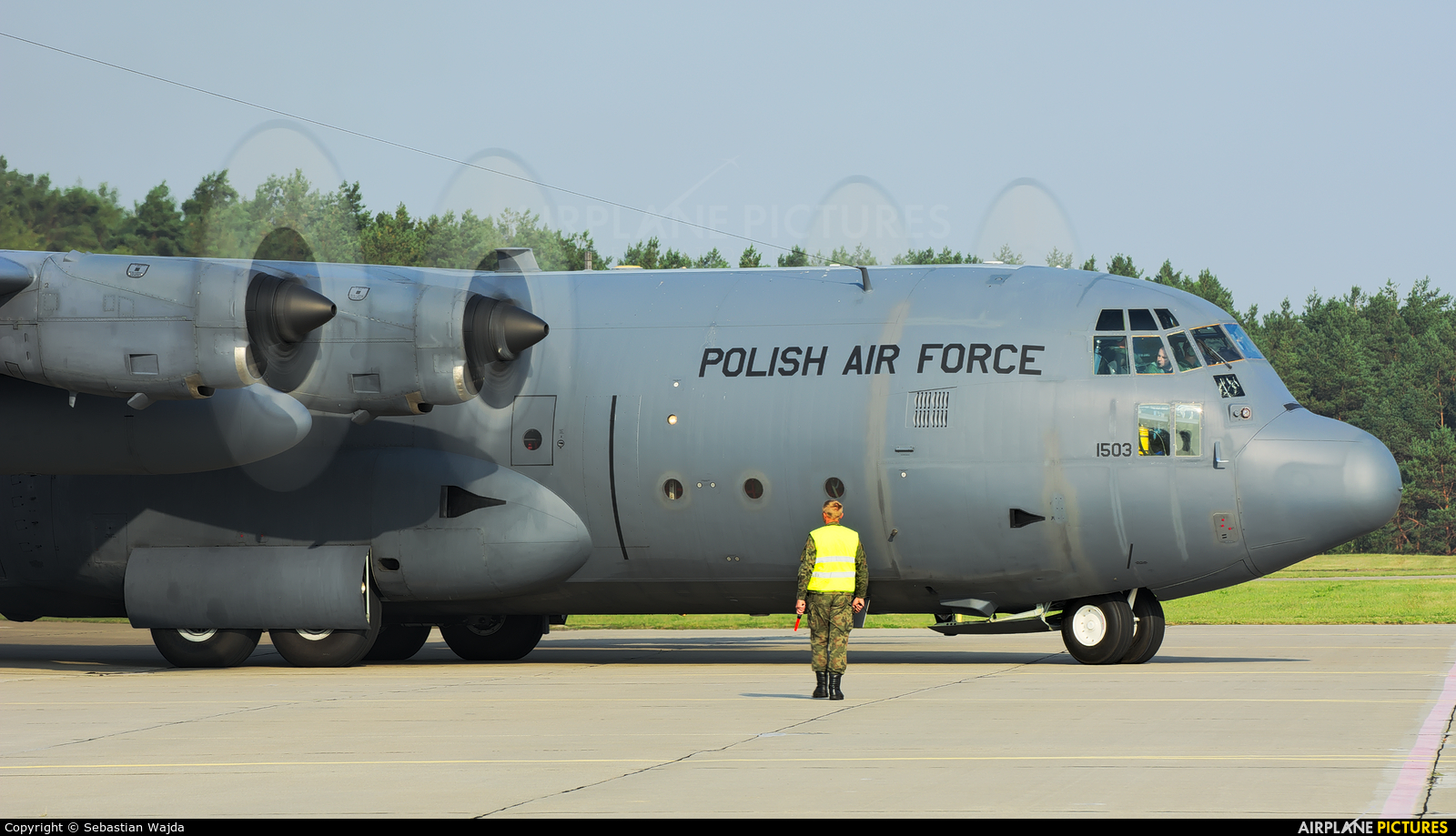 Poland - Air Force 1503 aircraft at Mirosławiec