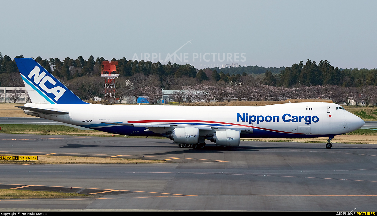 Nippon Cargo Airlines JA17KZ aircraft at Tokyo - Narita Intl