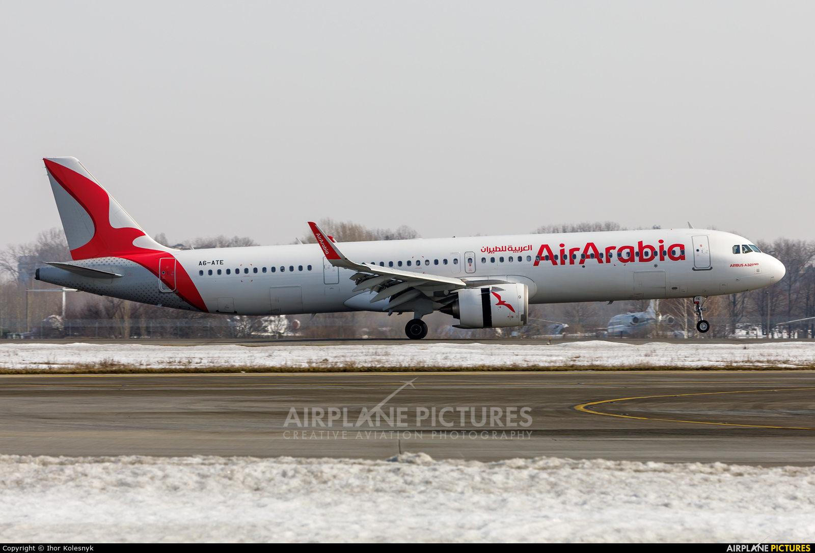 Air Arabia A6-ATE aircraft at Kyiv - Borispol