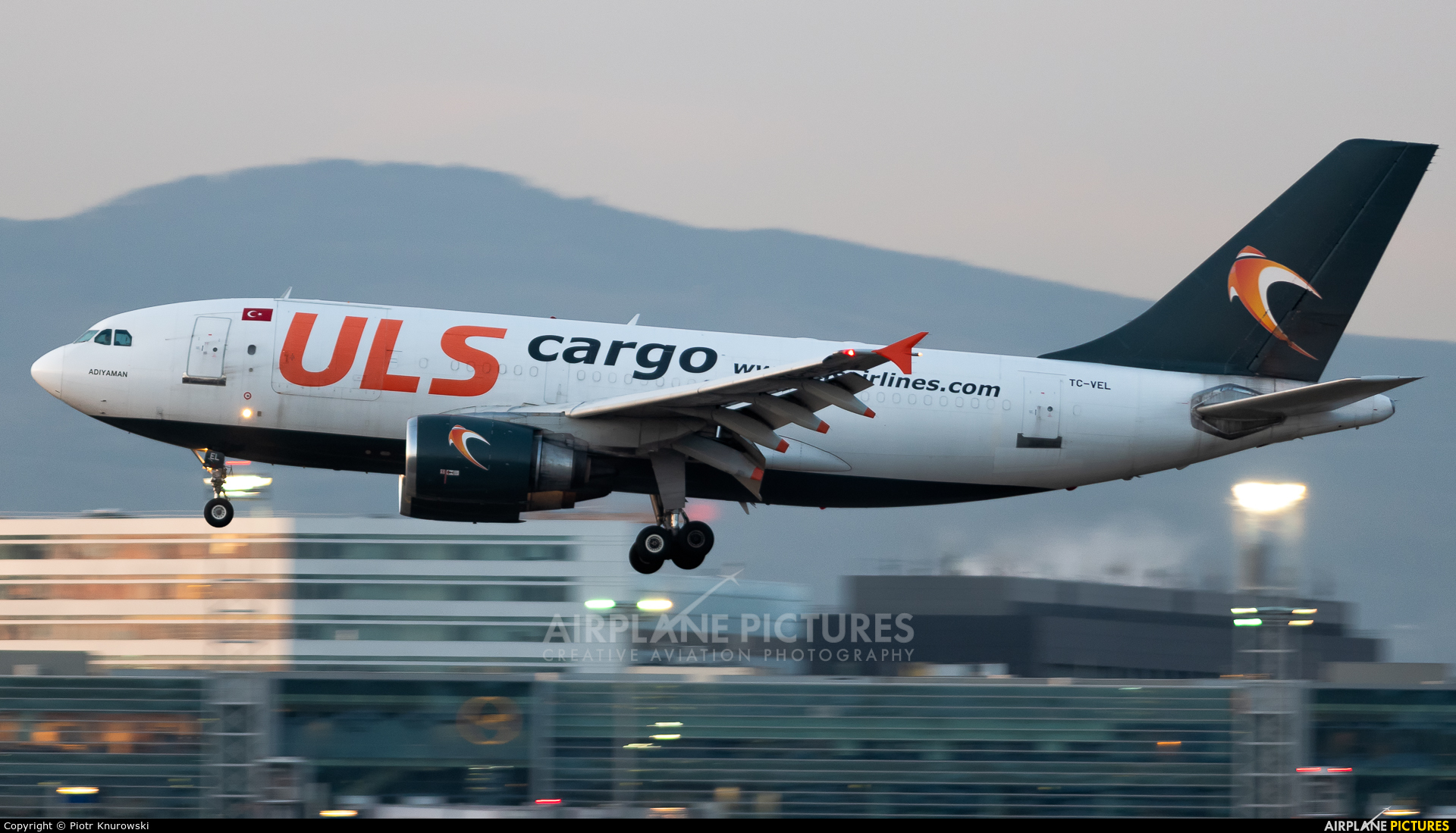 ULS Cargo TC-VEL aircraft at Frankfurt
