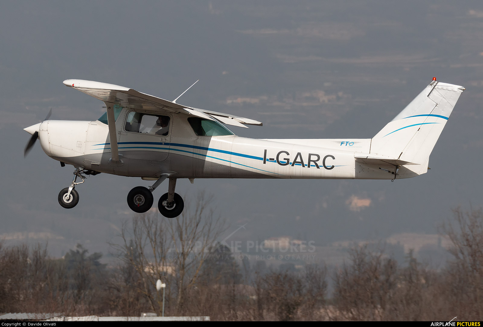 Private I-GARC aircraft at Verona - Boscomantico