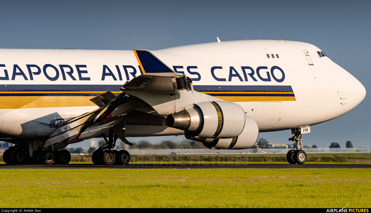 Singapore Airlines Cargo 9V-SFM aircraft at Amsterdam - Schiphol