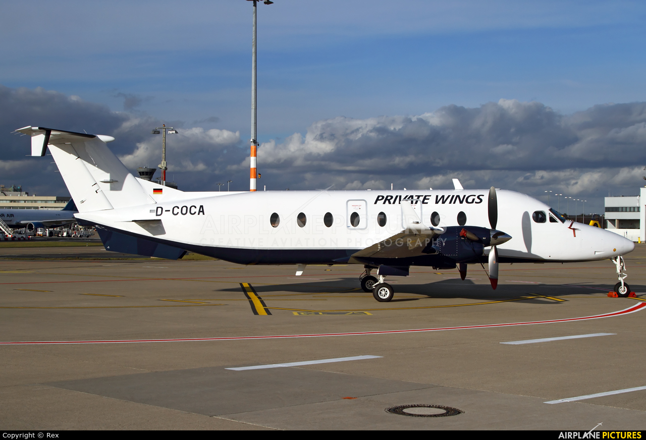 Private Wings D-COCA aircraft at Cologne Bonn - Konrad Adenauer