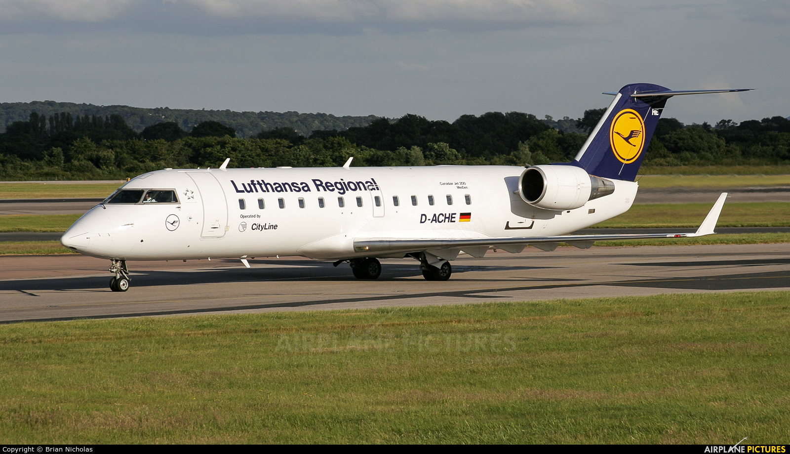 Lufthansa Regional - CityLine D-ACHE aircraft at Manchester