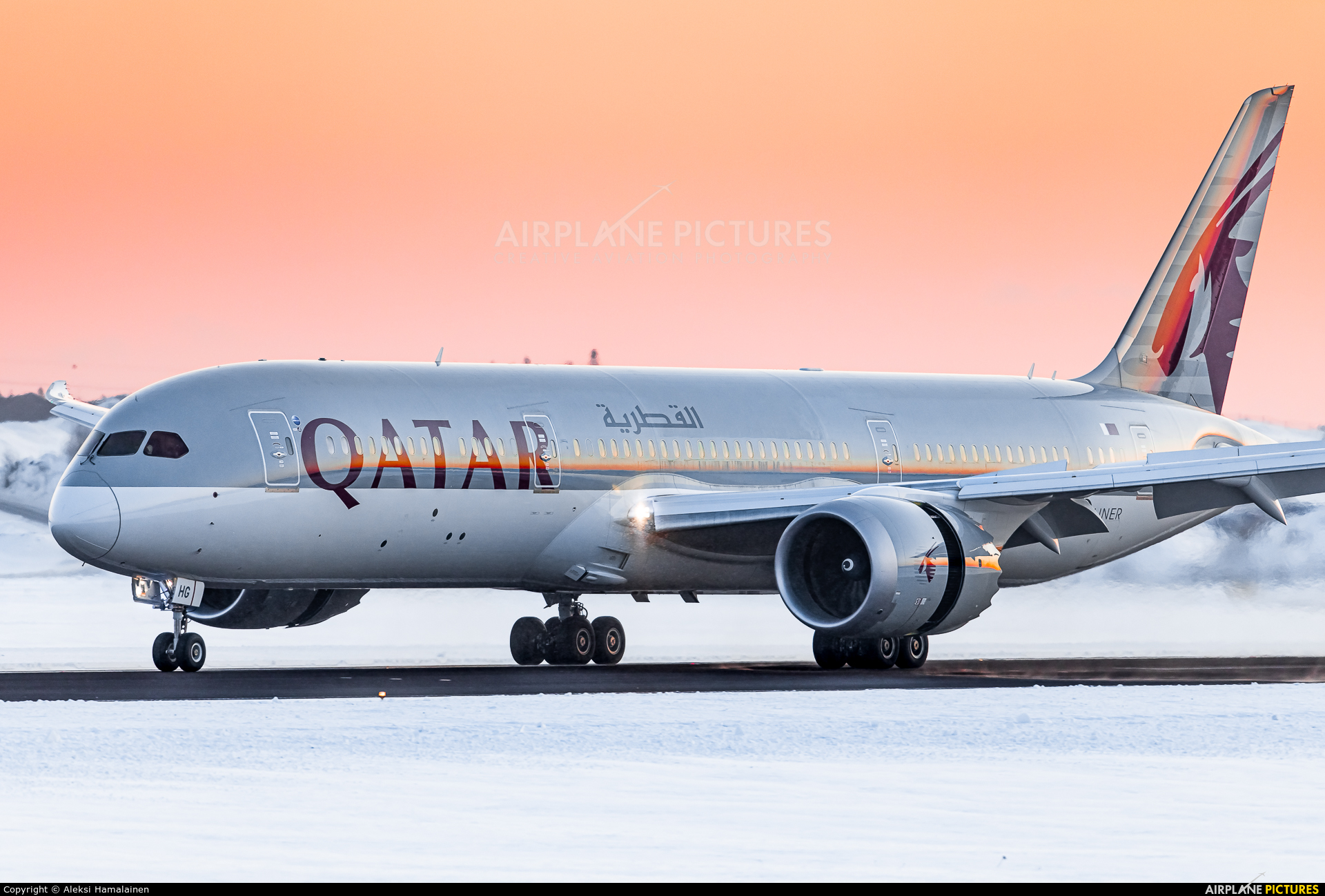 Qatar Airways A7-BHG aircraft at Helsinki - Vantaa