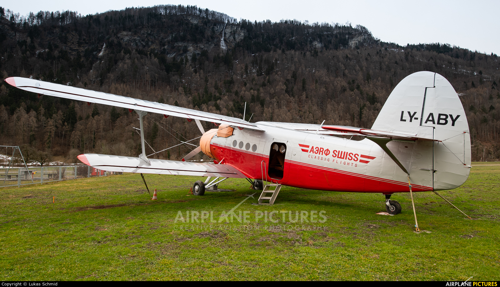 Private LY-ABY aircraft at Off Airport - Switzerland