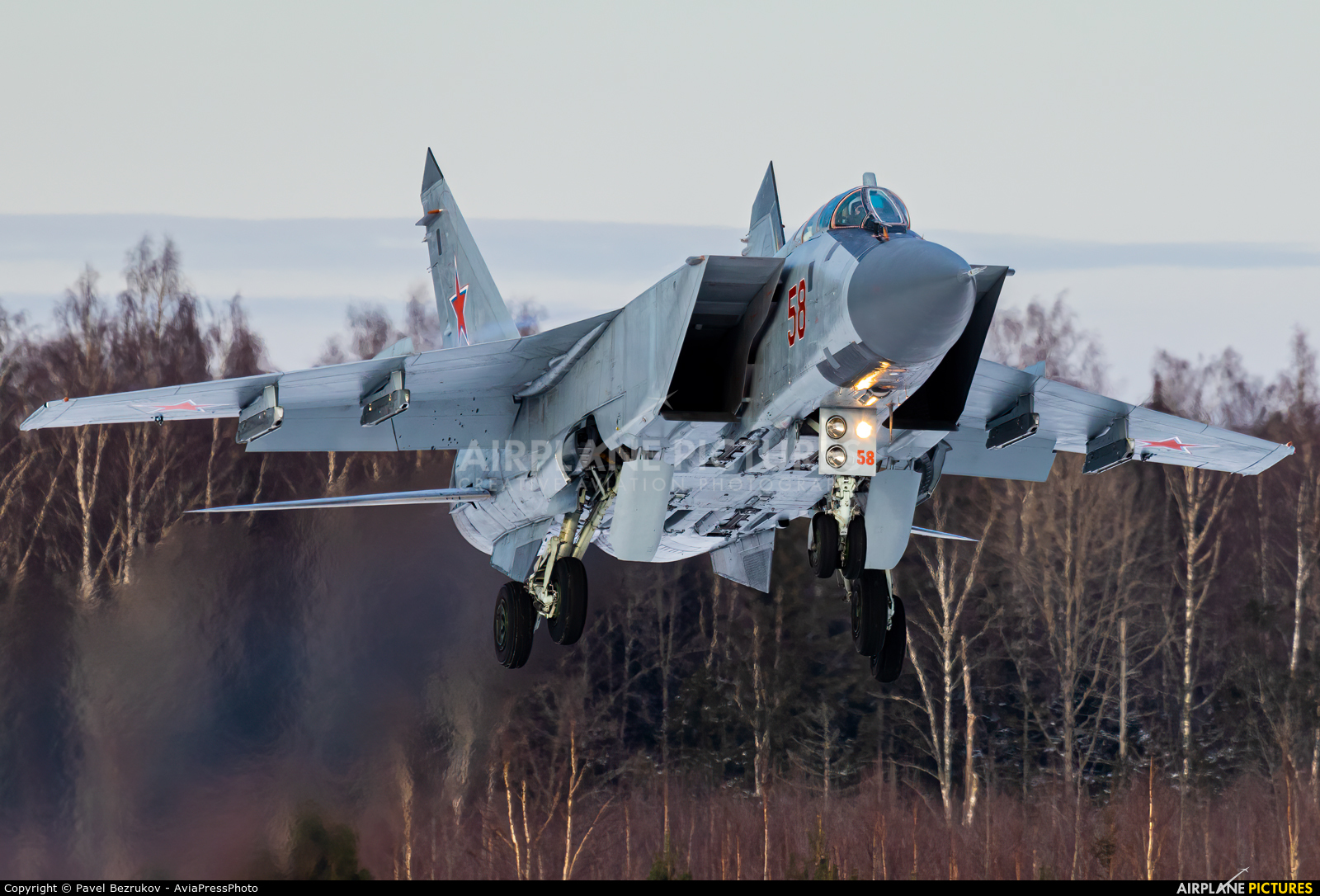 Russia - Air Force 58 aircraft at Undisclosed Location