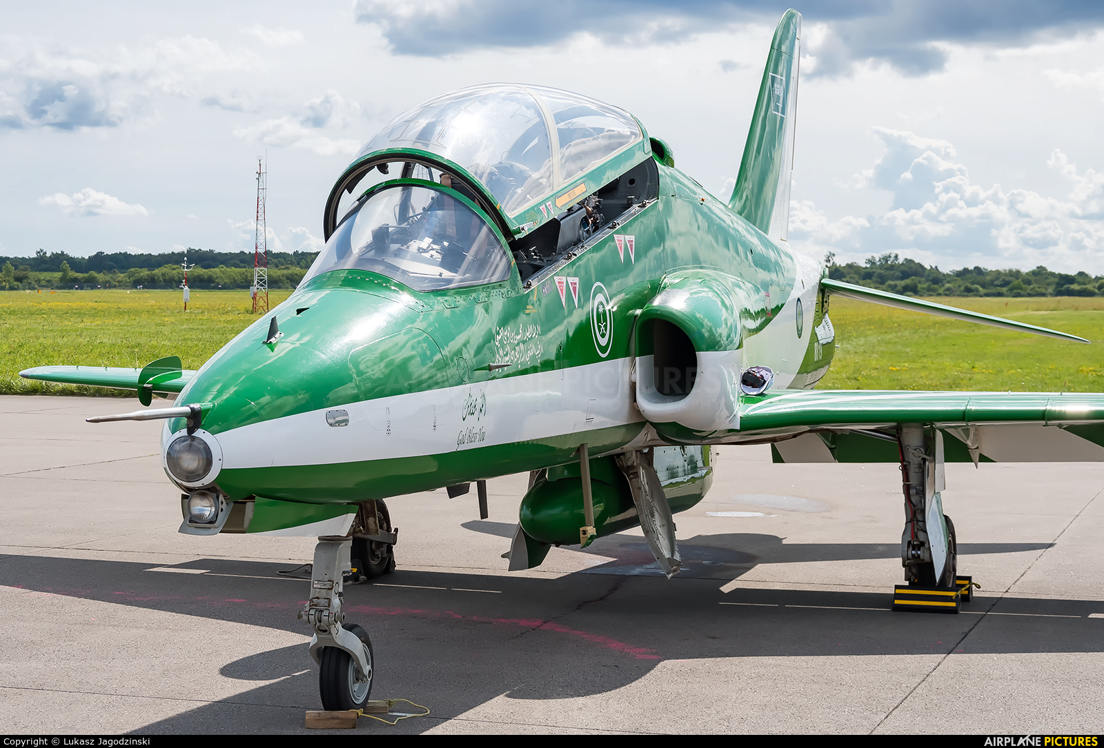 Saudi Arabia - Air Force: Saudi Hawks 8819 aircraft at Gdynia- Babie Doły (Oksywie)