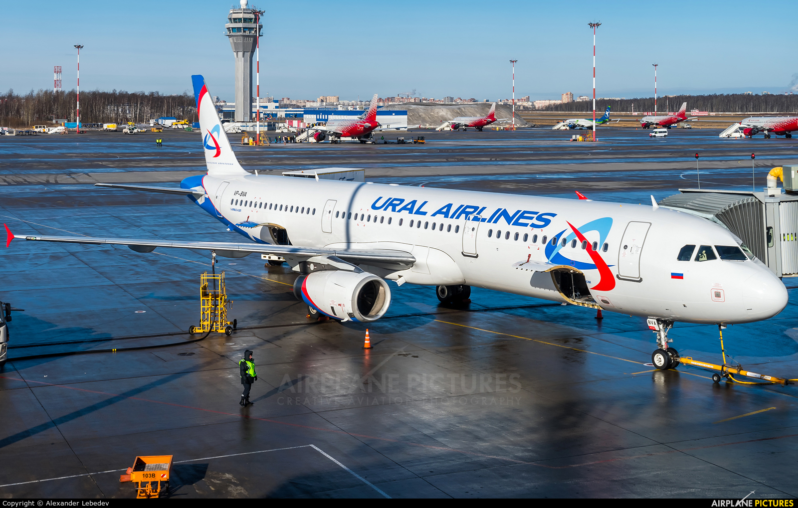 Ural Airlines VP-BVA aircraft at St. Petersburg - Pulkovo
