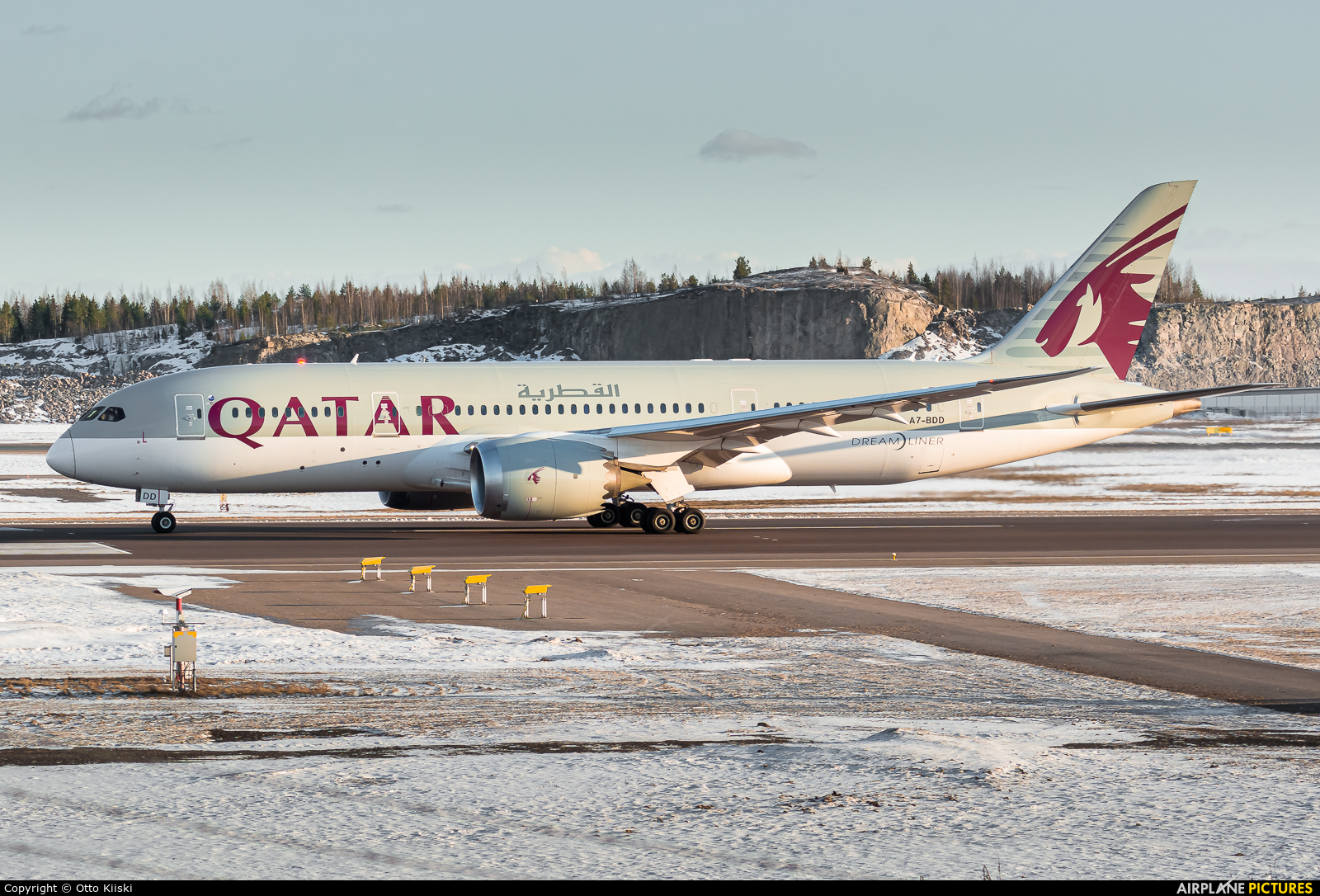 Qatar Airways A7-BDD aircraft at Helsinki - Vantaa