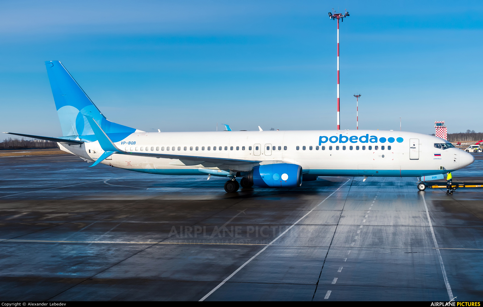 Pobeda VP-BQB aircraft at St. Petersburg - Pulkovo