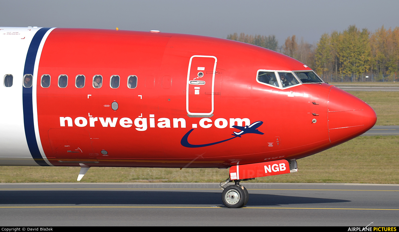 Norwegian Air Shuttle LN-NGB aircraft at Prague - Václav Havel