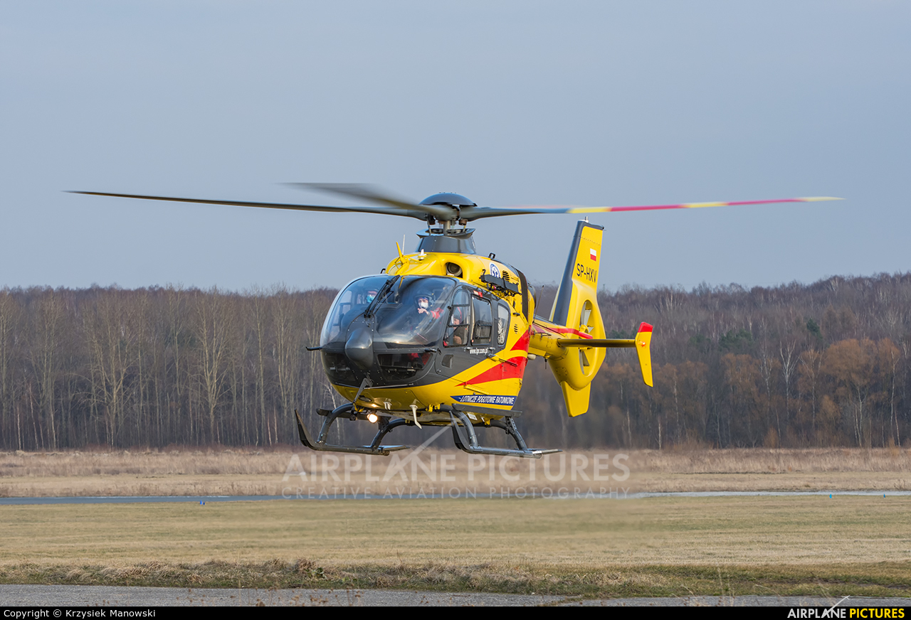 Polish Medical Air Rescue - Lotnicze Pogotowie Ratunkowe SP-HXV aircraft at Katowice Muchowiec