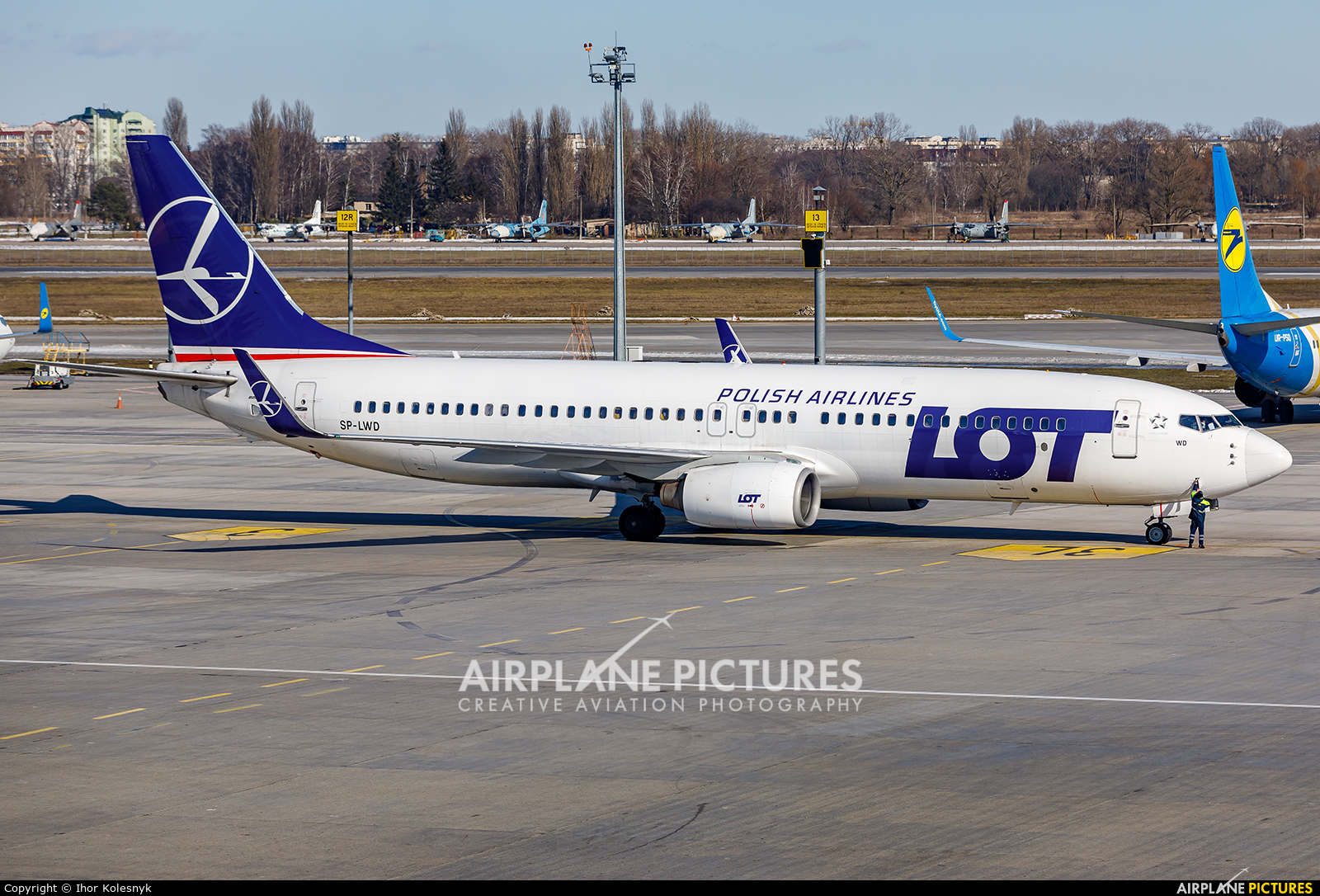 LOT - Polish Airlines SP-LWD aircraft at Kyiv - Borispol